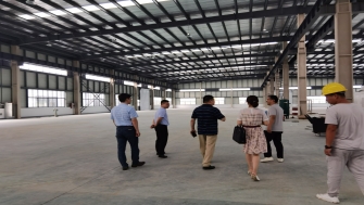 高新區(qū)管委會劉亞東主任調(diào)研我司承建的通晟汽車、全智機(jī)械項(xiàng)目